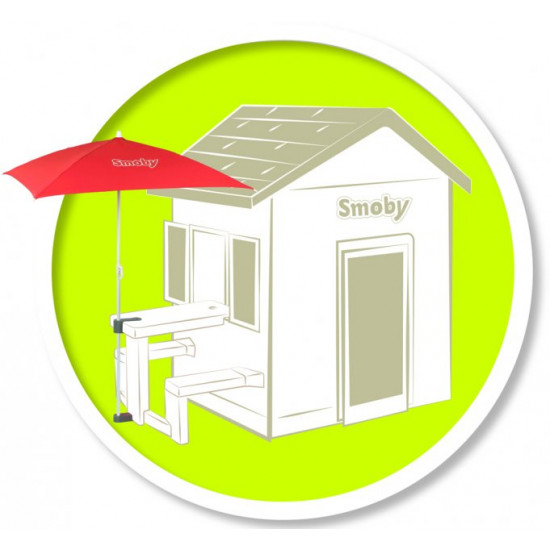 Зонтик от солнца Smoby Toys для столика с регулируемой высотой 80х90х150 см (810911) Зонтик от солнца Smoby Toys для столика с регулируемой высотой 80х90х150 см (810911)