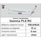 Поличка скляна радіусна навісна Commus PL6 RC (180х440х6мм) Поличка скляна радіусна навісна Commus PL6 RC (180х440х6мм)