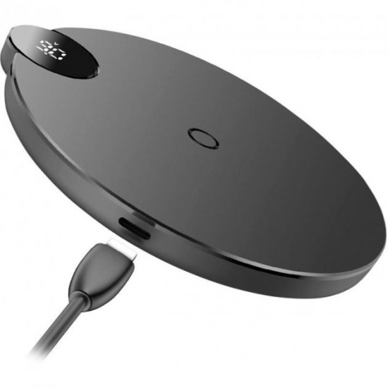 Беспроводное зарядное устройство Baseus Digtal LED Display Wireless Charger WXSX-01 Black Беспроводное зарядное устройство Baseus Digtal LED Display Wireless Charger WXSX-01 Black