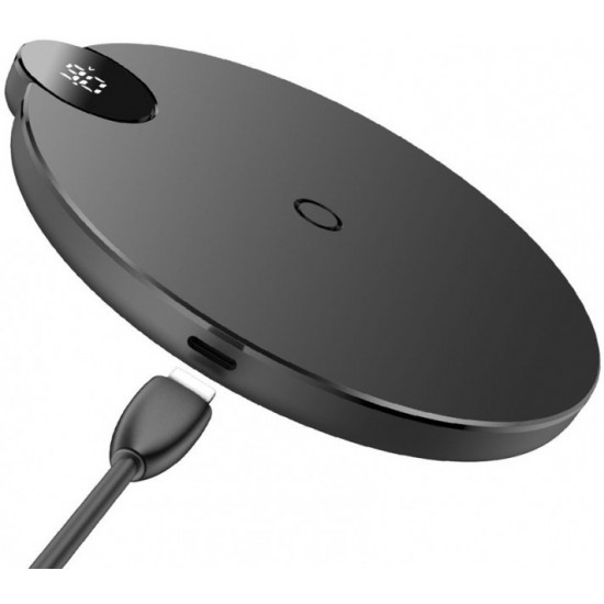 Беспроводное зарядное устройство Baseus Digtal LED Display Wireless Charger WXSX-01 Black Беспроводное зарядное устройство Baseus Digtal LED Display Wireless Charger WXSX-01 Black