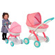 Коляска для кукол Disney Princess с люлькой 29699-BR-1177 Коляска для кукол Disney Princess с люлькой 29699-BR-1177
