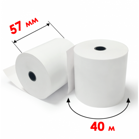  Кассовая лента 57мм*40м PRINTSCAN (00002)