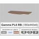 Полочка стекло настенная радиусная Commus PL6 RB (180х440х6мм) Полочка стекло настенная радиусная Commus PL6 RB (180х440х6мм)