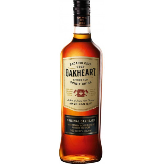 Ромовый напиток Oakheart Original 12 месяцев выдержки 0.5 л 35% (5010677160018) Ромовый напиток Oakheart Original 12 месяцев выдержки 0.5 л 35% (5010677160018)