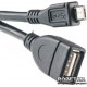 Кабель PowerPlant OTG USB 2.0 AF - Micro 0.5 м (KD00AS1233)