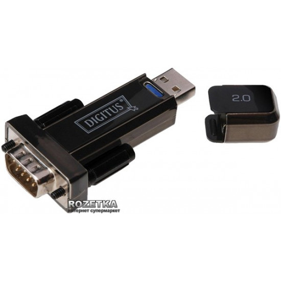 Адаптер Digitus USB to RS232 Black (DA-70156) Адаптер Digitus USB to RS232 Black (DA-70156)