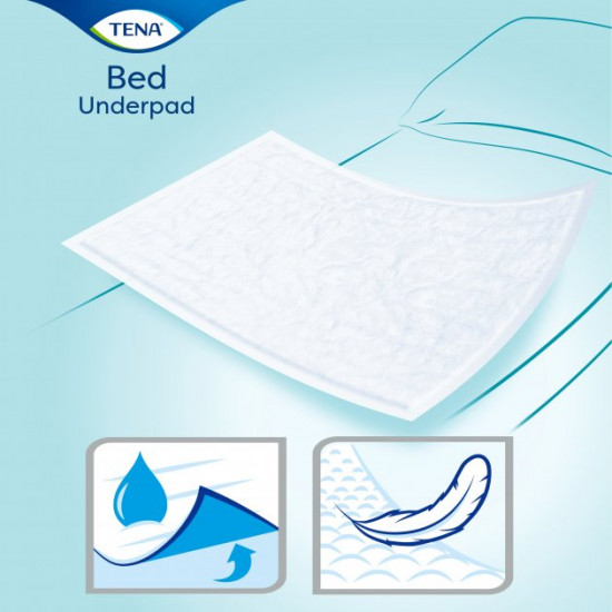 Одноразові пелюшки, що вбирають Tena Bed Normal 60x90 30 шт (7322540529319) Одноразові пелюшки, що вбирають Tena Bed Normal 60x90 30 шт (7322540529319)