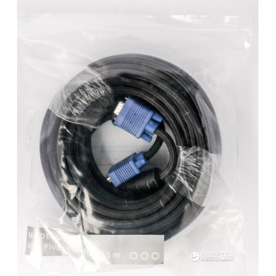 Кабель Ultra VGA Plug - VGA Plug 15 м (UC616-1500) Кабель Ultra VGA Plug - VGA Plug 15 м (UC616-1500)