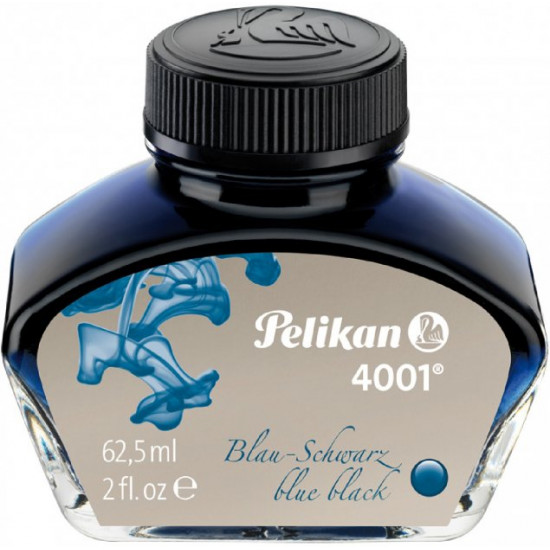 Чернила Pelikan 4001 Blue-Black в стеклянном флаконе 62.5 мл Темно-синий (329151) Чернила Pelikan 4001 Blue-Black в стеклянном флаконе 62.5 мл Темно-синий (329151)