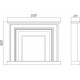 Декоративный портал для камина (фальш-камин) Aristocrat Decor FN002 Декоративный портал для камина (фальш-камин) Aristocrat Decor FN002