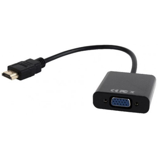 Адаптер Cablexpert HDMI to VGA and audio 0.15 м (A-HDMI-VGA-03) Адаптер Cablexpert HDMI to VGA and audio 0.15 м (A-HDMI-VGA-03)