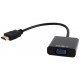 Адаптер Cablexpert HDMI to VGA and audio 0.15 м (A-HDMI-VGA-03) Адаптер Cablexpert HDMI to VGA and audio 0.15 м (A-HDMI-VGA-03)