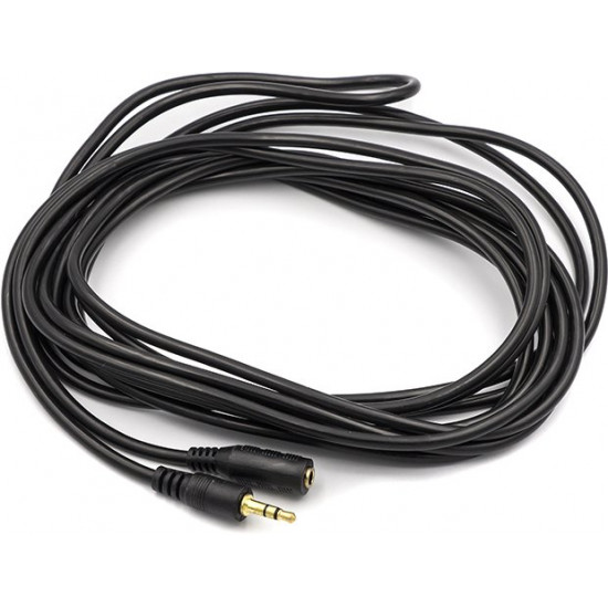 Кабель PowerPlant 3.5 мм MF 5 м Black (CA910984) Кабель PowerPlant 3.5 мм MF 5 м Black (CA910984)