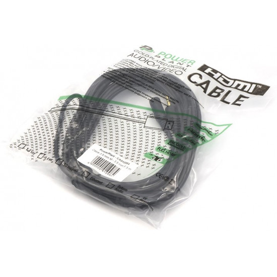 Кабель PowerPlant 3.5 мм MF 5 м Black (CA910984) Кабель PowerPlant 3.5 мм MF 5 м Black (CA910984)