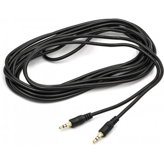 Кабель PowerPlant 3.5 мм MM 5 м Black (CA911066) Кабель PowerPlant 3.5 мм MM 5 м Black (CA911066)