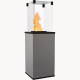 Газовий обігрівач Kratki PATIO MINI керамограніт FILO GHISA - ручне управління Газовий обігрівач Kratki PATIO MINI керамограніт FILO GHISA - ручне управління