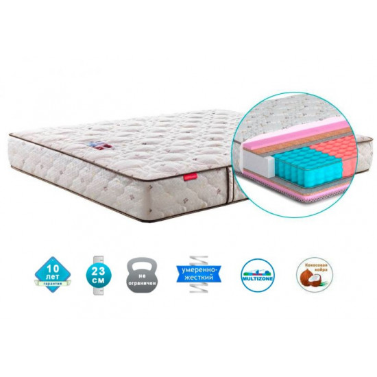 Матрац ортопедичний Matroluxe Плежа Pleasure 150x200 см Матрац ортопедичний Matroluxe Плежа Pleasure 150x200 см
