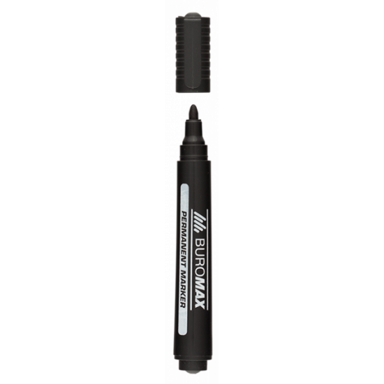 Маркер водостойкий Buromax Jobmax BM.8700-01 черный Маркер водостойкий Buromax Jobmax BM.8700-01 черный