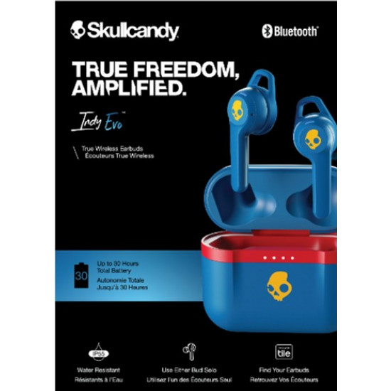 Навушники Skullcandy TW Indy Evo 92 Blue (S2IVW-N745) Навушники Skullcandy TW Indy Evo 92 Blue (S2IVW-N745)