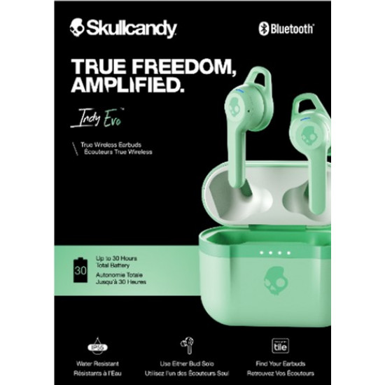 Навушники Skullcandy TW Indy Evo Pure Mint (S2IVW-N742) Навушники Skullcandy TW Indy Evo Pure Mint (S2IVW-N742)