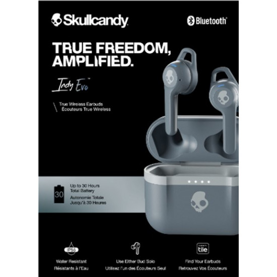 Навушники Skullcandy TW Indy Evo Chill Grey (S2IVW-N744) Навушники Skullcandy TW Indy Evo Chill Grey (S2IVW-N744)