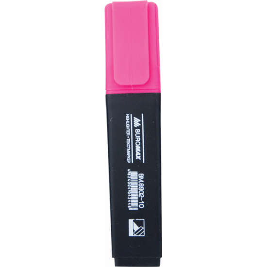 Маркер текстовий Buromax Jobmax 2-4 мм рожевий (BM.8902-10) Маркер текстовий Buromax Jobmax 2-4 мм рожевий (BM.8902-10)