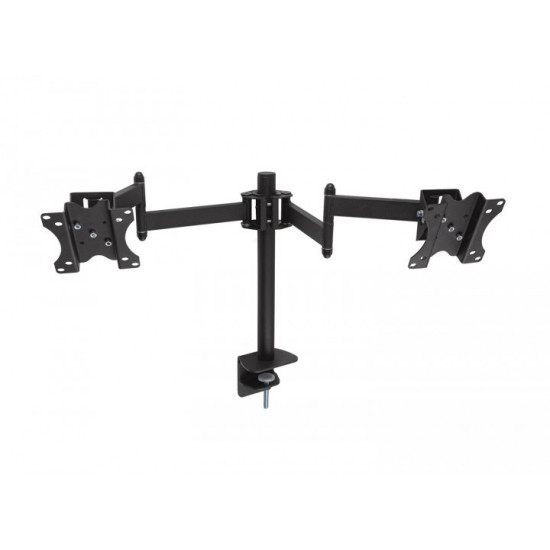  Настольное крепление для двух мониторов KSL DM32T Black