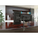  Настольное крепление для двух мониторов KSL DM32T Black