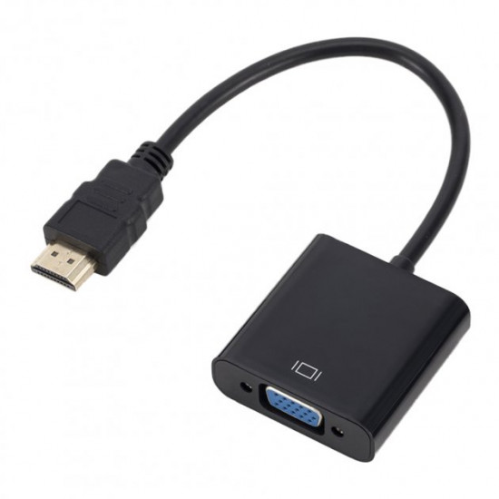Перехідник U&P HDMI - VGA/Audio 0.2 м Black (CC-HTVA-BK) Перехідник U&P HDMI - VGA/Audio 0.2 м Black (CC-HTVA-BK)
