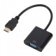 Перехідник U&P HDMI - VGA/Audio 0.2 м Black (CC-HTVA-BK) Перехідник U&P HDMI - VGA/Audio 0.2 м Black (CC-HTVA-BK)