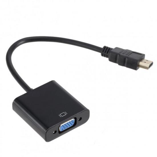 Перехідник U&P HDMI - VGA/Audio 0.2 м Black (CC-HTVA-BK) Перехідник U&P HDMI - VGA/Audio 0.2 м Black (CC-HTVA-BK)
