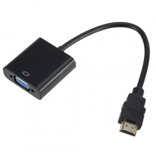 Перехідник U&P HDMI - VGA/Audio 0.2 м Black (CC-HTVA-BK) Перехідник U&P HDMI - VGA/Audio 0.2 м Black (CC-HTVA-BK)