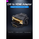 Перехідник Vention HDMI F - DVI M Чорний (ECDB0) Перехідник Vention HDMI F - DVI M Чорний (ECDB0)
