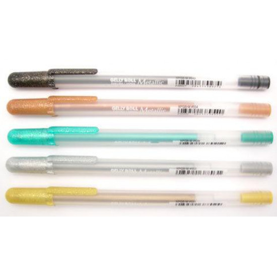 Ручка гелева Sakura Metallic рожевий 1мм (84511389182) Ручка гелева Sakura Metallic рожевий 1мм (84511389182)