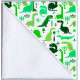 Пелюшка Cosas Бязь Diaper_DinoGreen 70х120 см Біла (4822052024416) Пелюшка Cosas Бязь Diaper_DinoGreen 70х120 см Біла (4822052024416)