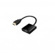 Конвертер HDMI (тато) на VGA (мама) 10cm, 4K/2K