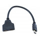 HDMI на 2 HDMI спліттер Kuyia, розгалужувач, комутатор (110956) HDMI на 2 HDMI спліттер Kuyia, розгалужувач, комутатор (110956)