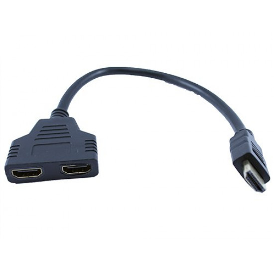 HDMI на 2 HDMI спліттер Kuyia, розгалужувач, комутатор (110956) HDMI на 2 HDMI спліттер Kuyia, розгалужувач, комутатор (110956)