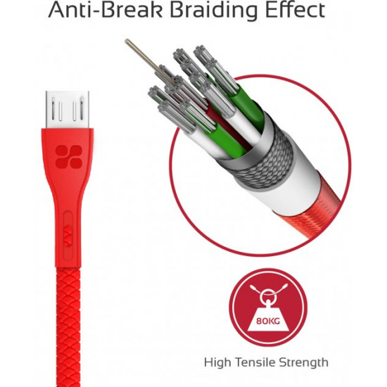 Кабель Promate PowerBeam-M USB-microUSB 1.2 м Red (powerbeam-m.red) Кабель Promate PowerBeam-M USB-microUSB 1.2 м Red (powerbeam-m.red)