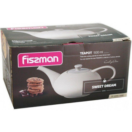 Чайник керамічний заварювальний Fissman Sweet Dream 1.5 л TP-9355.1500 Чайник керамічний заварювальний Fissman Sweet Dream 1.5 л TP-9355.1500
