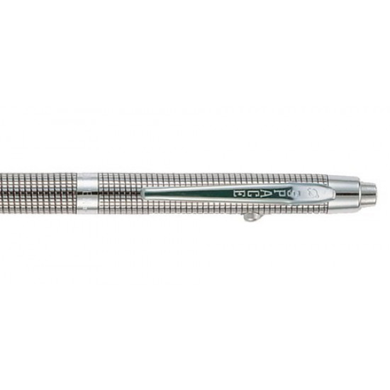 Автоматична кулькова ручка Fisher Space Pen Shuttle Grid Design срібляста Автоматична кулькова ручка Fisher Space Pen Shuttle Grid Design срібляста
