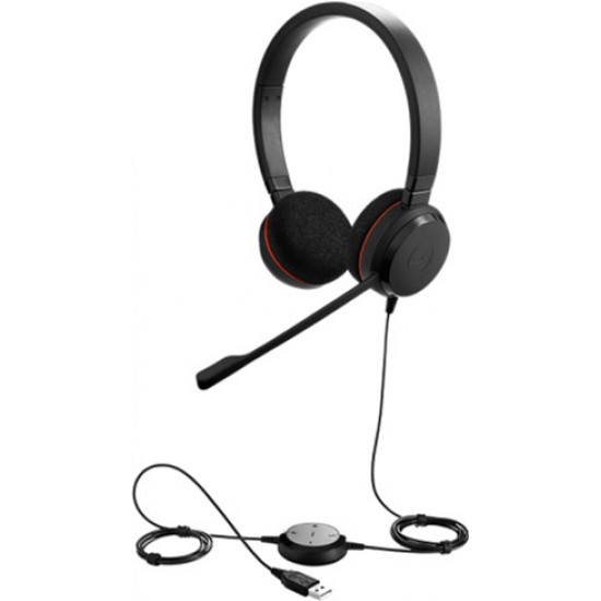 Наушники Jabra EVOLVE 20 UC Stereo Black (4999-829-209) Наушники Jabra EVOLVE 20 UC Stereo Black (4999-829-209)