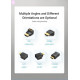Перехідник Vention HDMI Male to Female Adapter 90° Degree Правий (AIBBO)