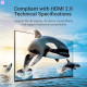 Перехідник Vention HDMI Male to Female Adapter 90° Degree Правий (AIBBO)