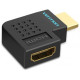 Перехідник Vention HDMI Male to Female Adapter 90° Degree Правий (AIBBO)