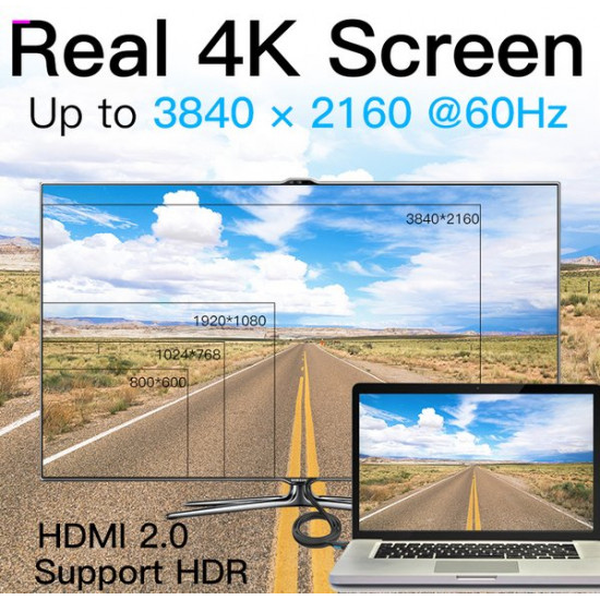 Кабель Vention HDMI-HDMI v1.4 5 м Black (VAA-M02-B500)