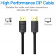 Кабель Vention DisplayPort v1.2 2 м Black (HACBH)