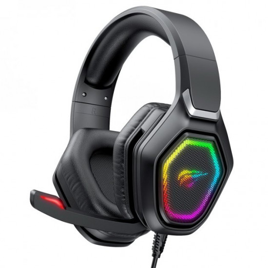 Игровые наушники HAVIT HV-H659d GAMING с микрофоном и подсветкой Игровые наушники HAVIT HV-H659d GAMING с микрофоном и подсветкой