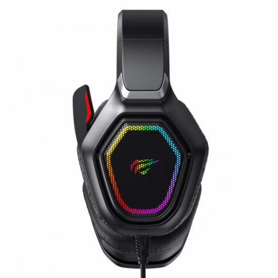 Игровые наушники HAVIT HV-H659d GAMING с микрофоном и подсветкой Игровые наушники HAVIT HV-H659d GAMING с микрофоном и подсветкой