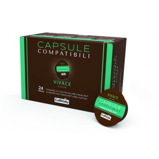Капсули Caffitaly стандарту Lavazza A Modo Mio Vivace 24 шт. Капсули Caffitaly стандарту Lavazza A Modo Mio Vivace 24 шт.